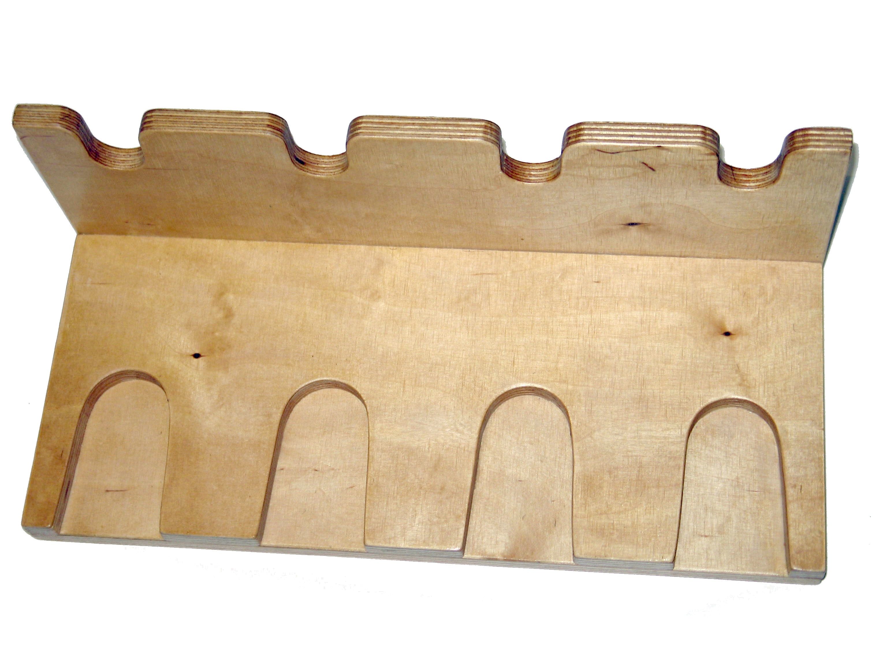 Porta Armi In Legno Per Parete - Per 4 Fucili - Con Imbottitura Morbida - 33x24x5.5 Pollici - Carico 132 Libbre - Foto 9